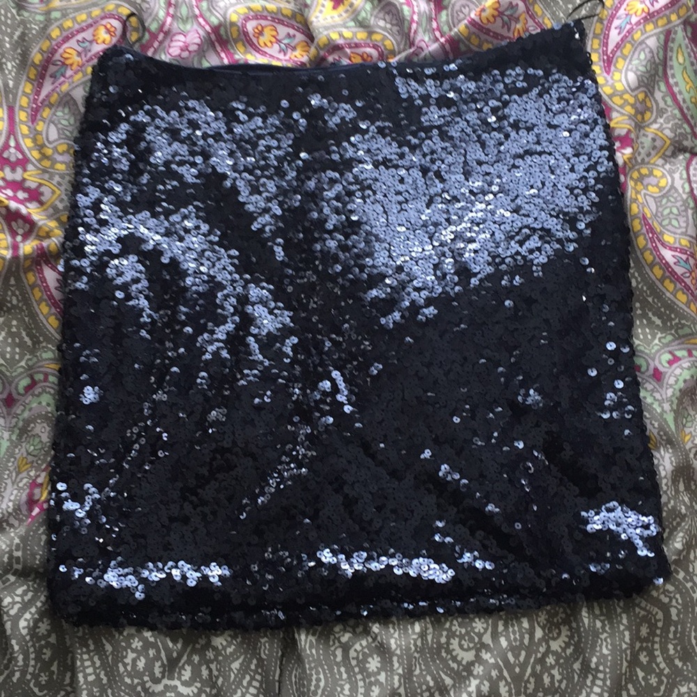 H&M Sequined Mini Skirt